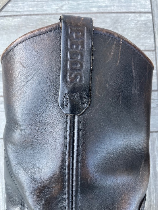 Men\'s Red Wing Pecos 115 Leather Western Work Boots sz 10.5 D Pull On main image 15